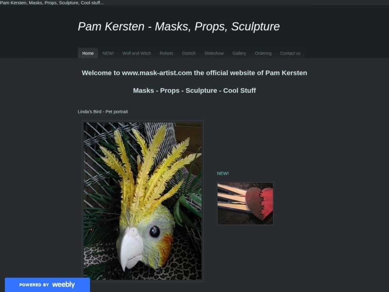 Pam Kersten, Mask Artist