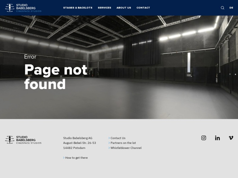 Studio Babelsberg Studio Babelsberg
