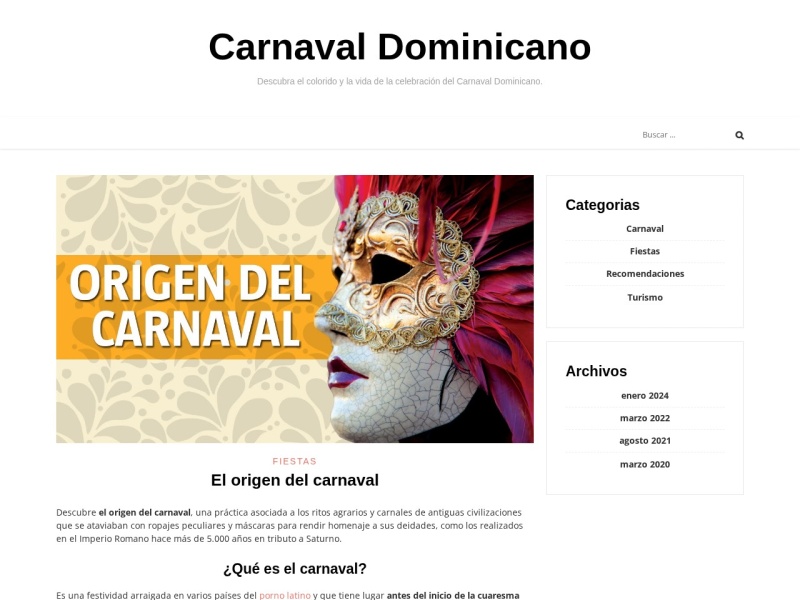 El Carnaval Dominicano