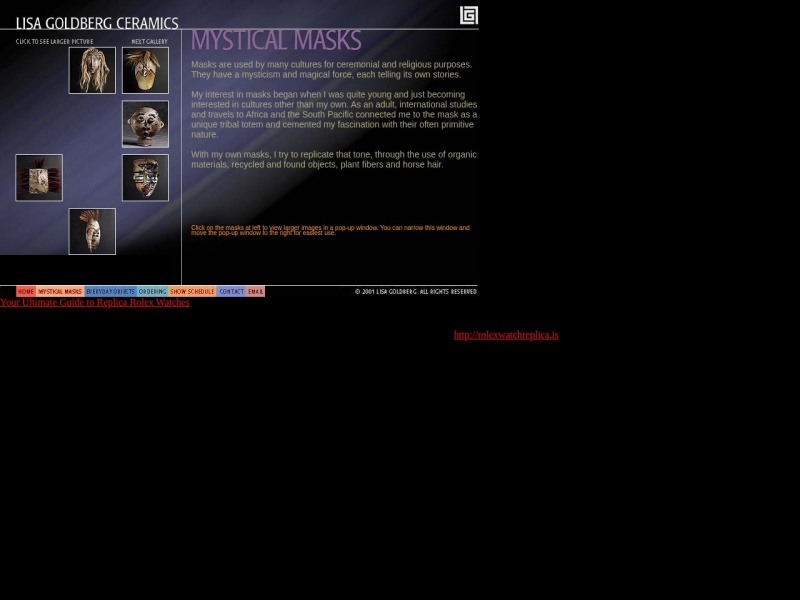 Mystical Masks by Lisa Goldberg Mystical Masks by Lisa Goldberg