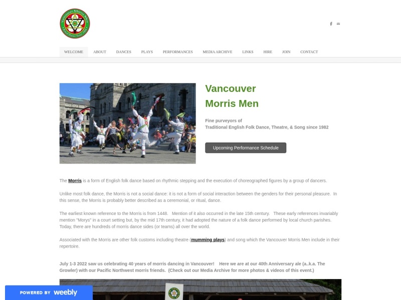 THE VANCOUVER MORRIS MEN