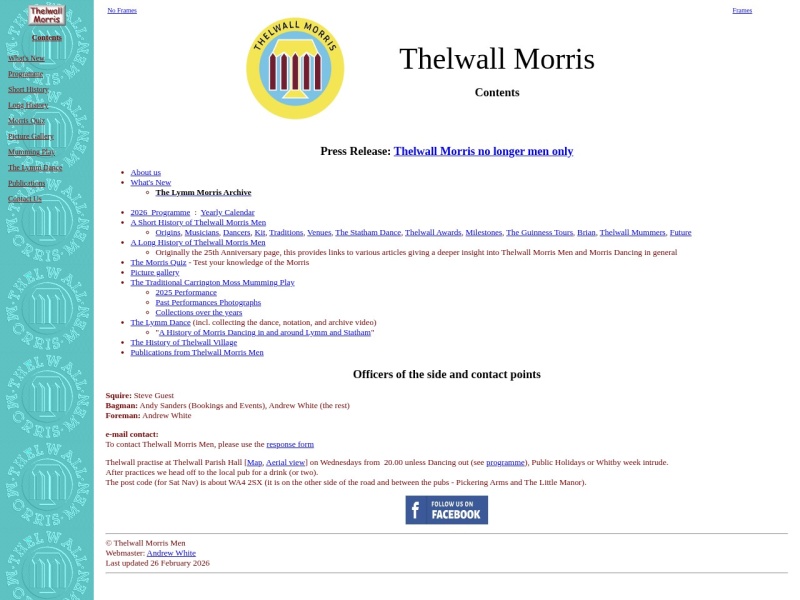 Thelwall Mummers – Carrington Moss Mumming Play