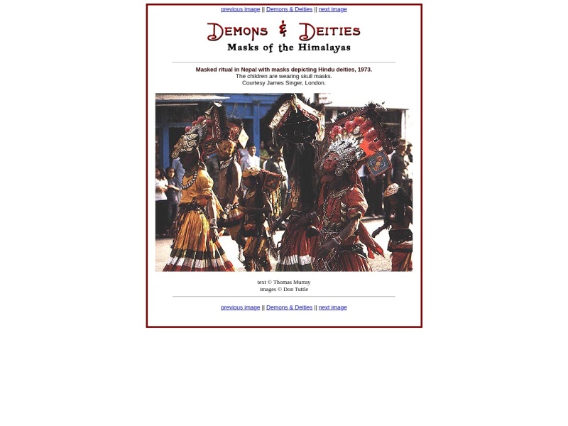 Demons and deities. Masks of Himalaya Demons and deities. Masks of Himalaya