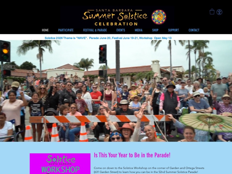 Santa Barbara Summer Solstice Celebration. USA Santa Barbara Summer Solstice Celebration. USA