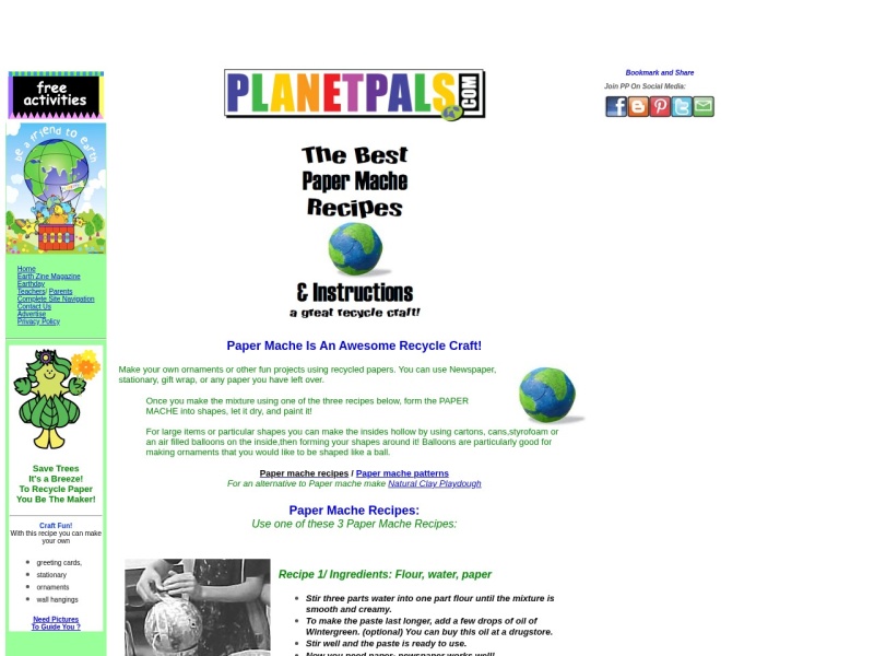 Paper Mache Recipes: Paper Mache Recipes:
