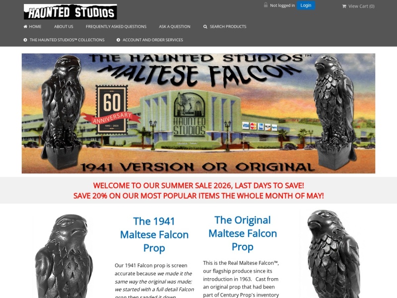 Haunted Studios – Life cast mask of famous people