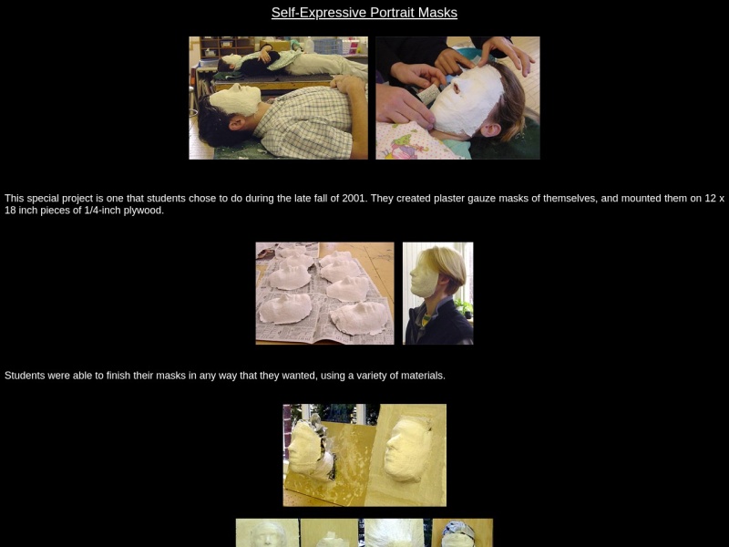 Self-Expressive Portrait Masks – Lesson plan