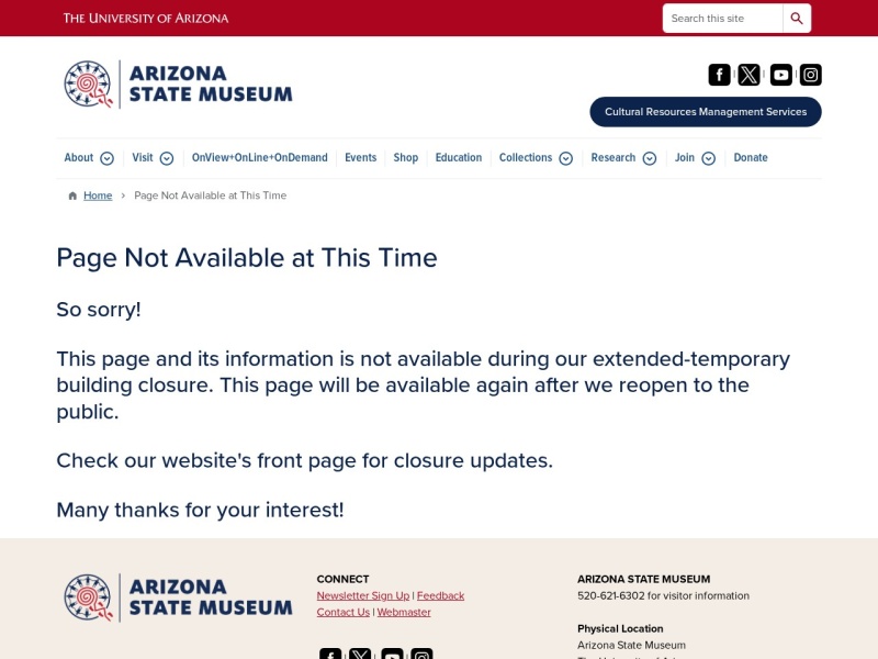 Arizona State Museum – MASKs