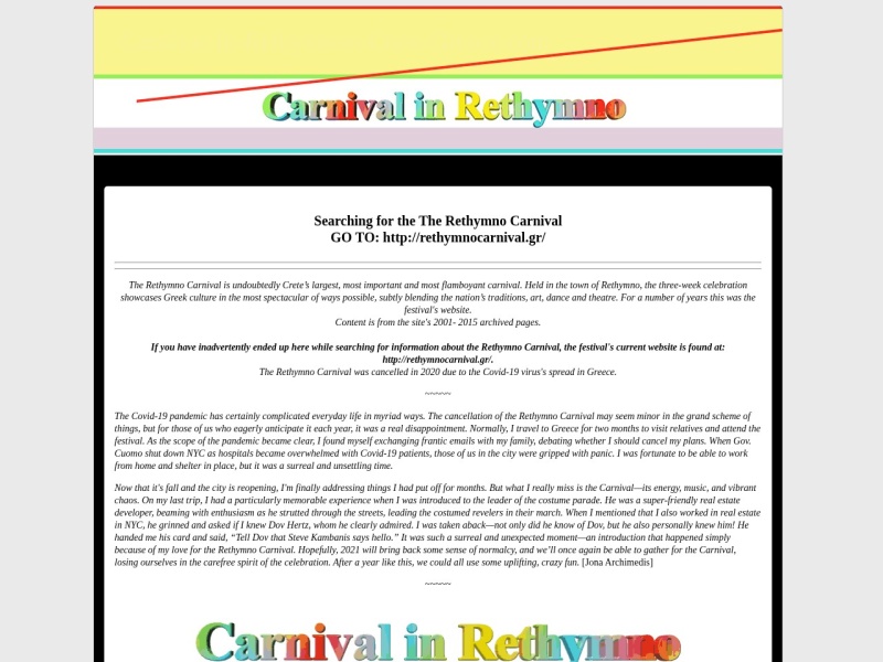 Carnival in Rethymno – Greece