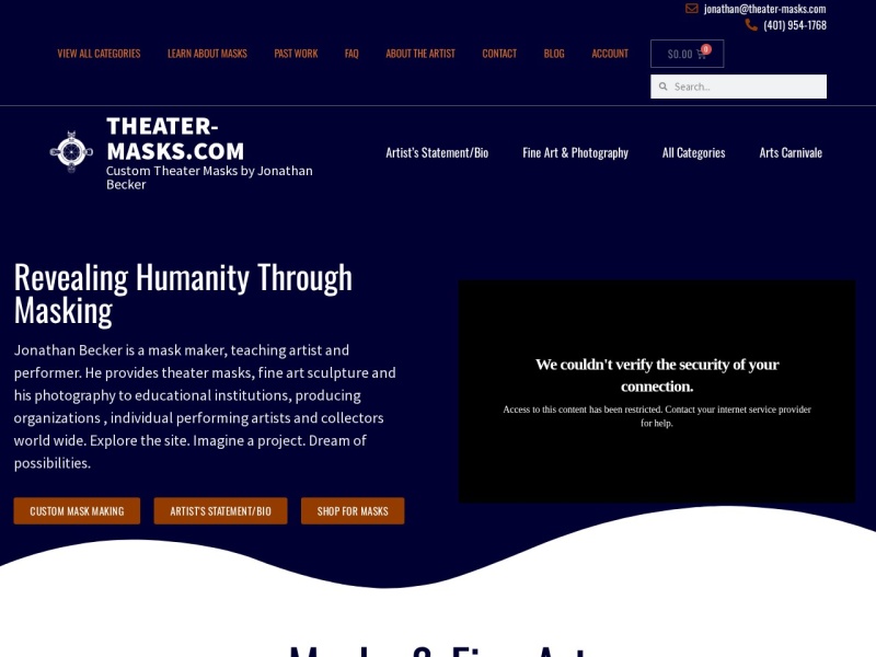 Custom Theater Masks – Jonathan Becker