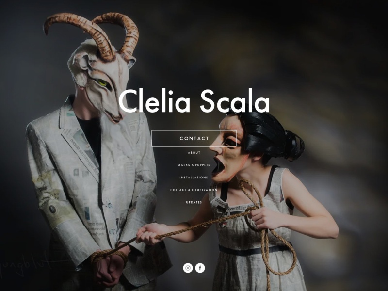 Masks by Clelia Scala