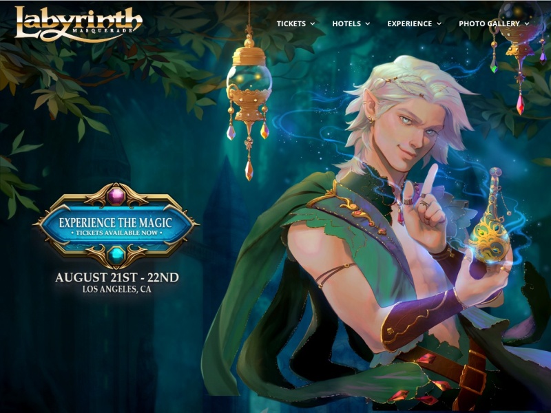 Labyrinth of Jareth Masquerade Ball