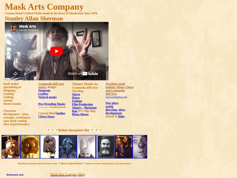 Mask Arts Company – Stanley Allan Sherman