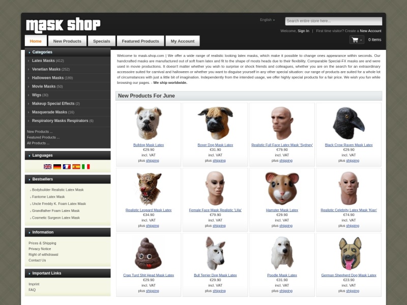 Mask Shop Mask Shop